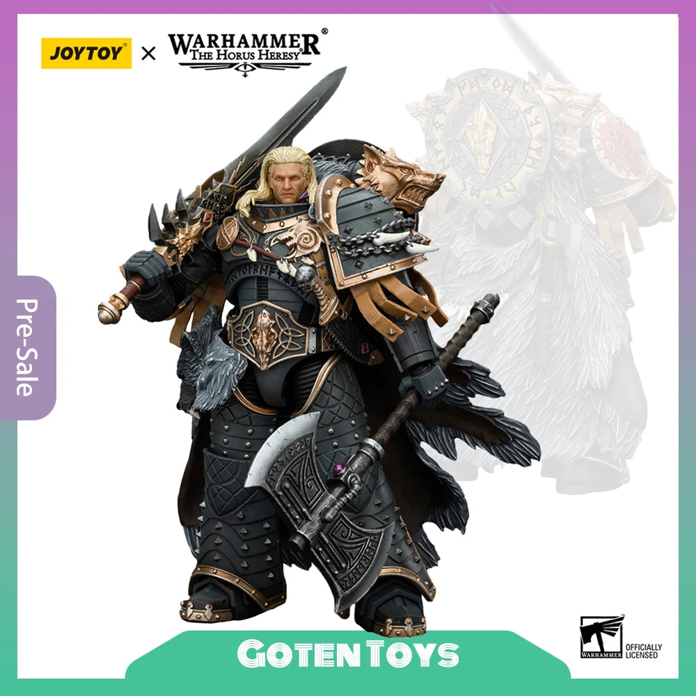 JOYTOY Warhammer 40K The Horus Heresy Space Wolves Leman Russ 1/18 Official Articulated & Collectible Model  Gift for Adult Fans