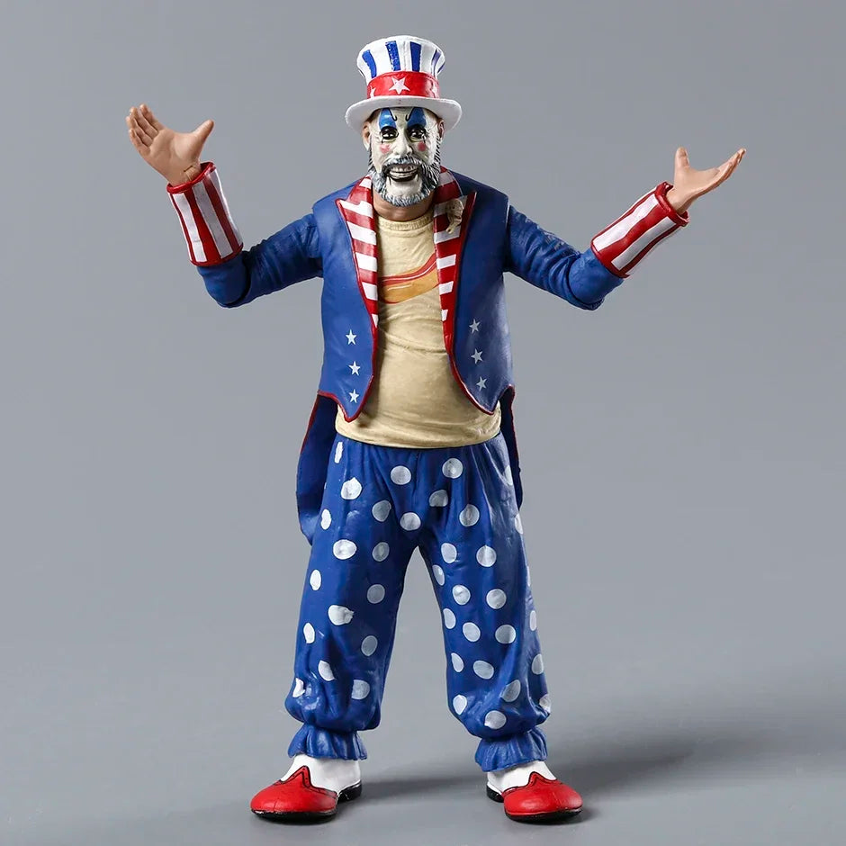 NECA House of 1000 Corpses Otis Driftwood Captain Spaulding 20th Anniversary Movable Body Joint Action Figure Toy