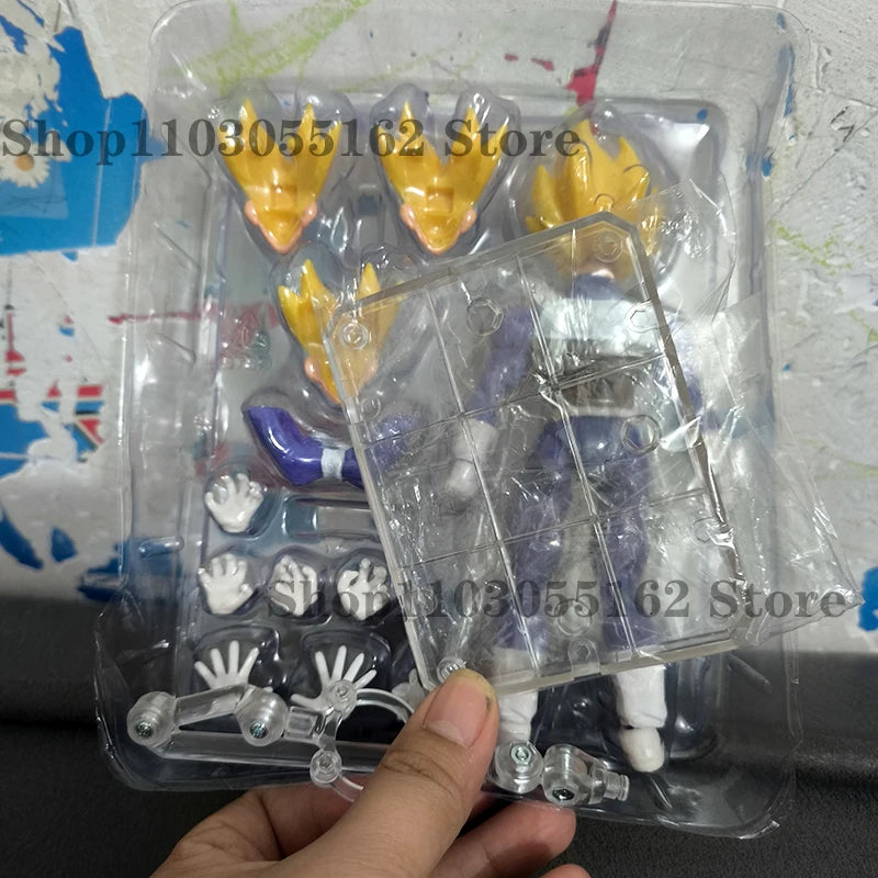 Bandai Dragon Ball Z S.H.Figuarts Super Saiyan Vegeta Action Figure DBZ Toys  Model Toys Gift Room Ornament