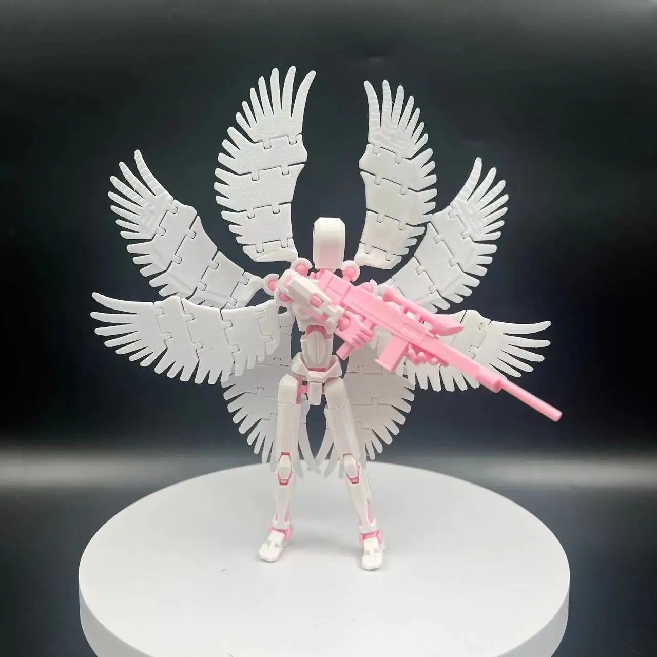 Dummy13 Series Eight-Winged Angel Colorful Hand Office Cheap Three-Dimensional Multi-Joint Movable Action Figure Assembly Model