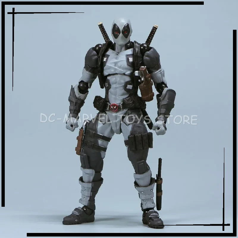 In Stock Arkham Factory MAX Factory 16cm Kaiyodo Amazing Yamaguchi No.025 Deadpool Ver2.0 Figuras Model Action Figure Gifts Toys
