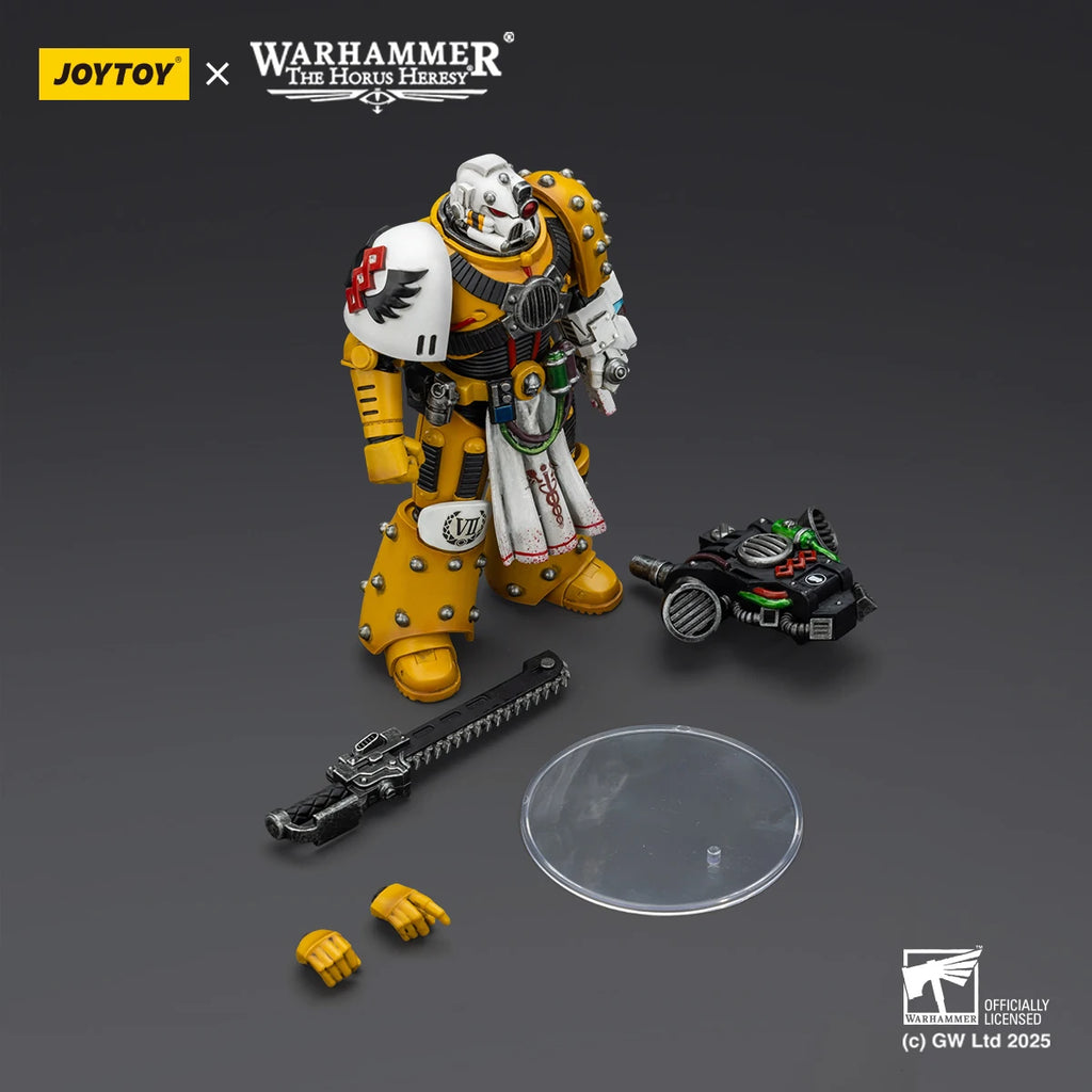 JOYTOY Warhammer The Horus Heresy 1/18 Sons of Horus Legion Champion Apothecary Figurine Soldier Action Figure Model Toys