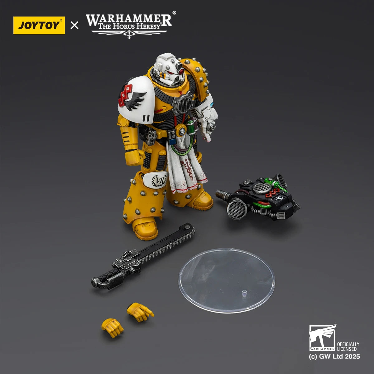JOYTOY Warhammer The Horus Heresy 1/18 Sons of Horus Legion Champion Apothecary Figurine Soldier Action Figure Model Toys