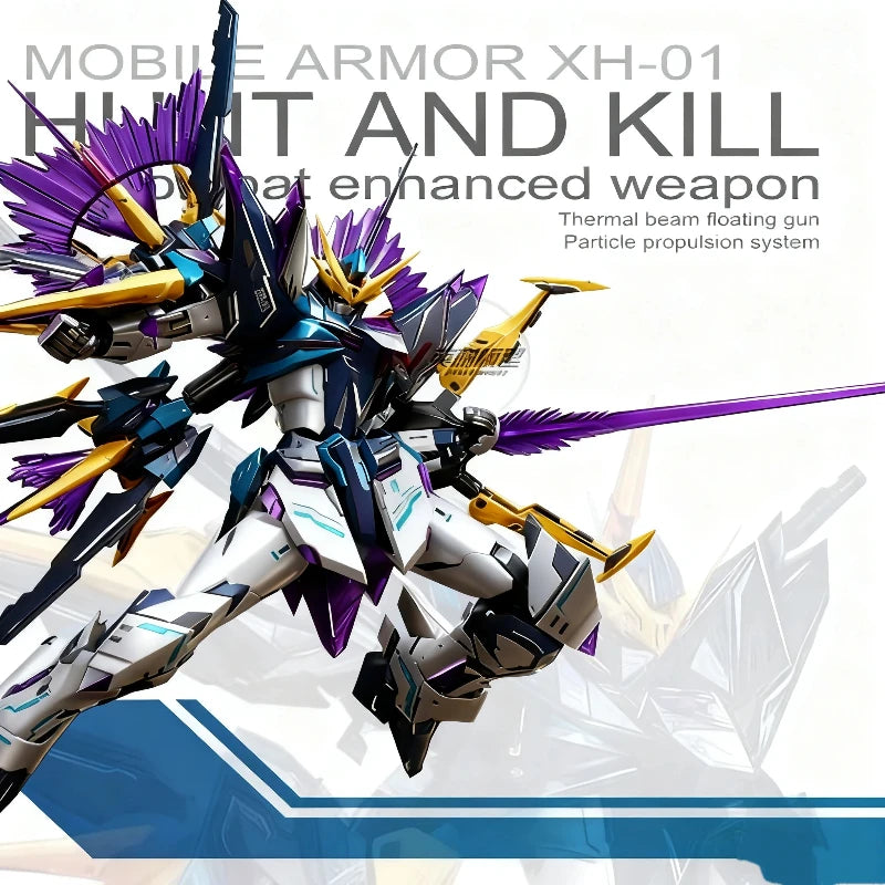 1/100 Snaa Super Model Hunter Falcon Soul Awakening Assembly Model Kit Action Figures Desktop Decoration Boy Surprise Gifts Toys