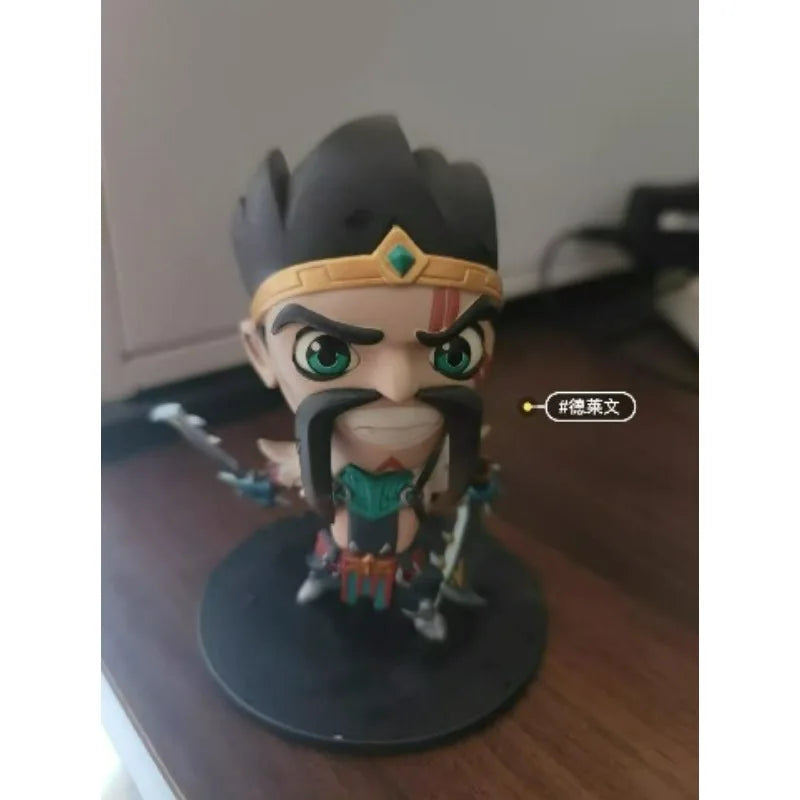 Original LOL League of Legends Glory Executioner Draven Q Version Anime Movable Doll Collection Ornament Model Toy Gift