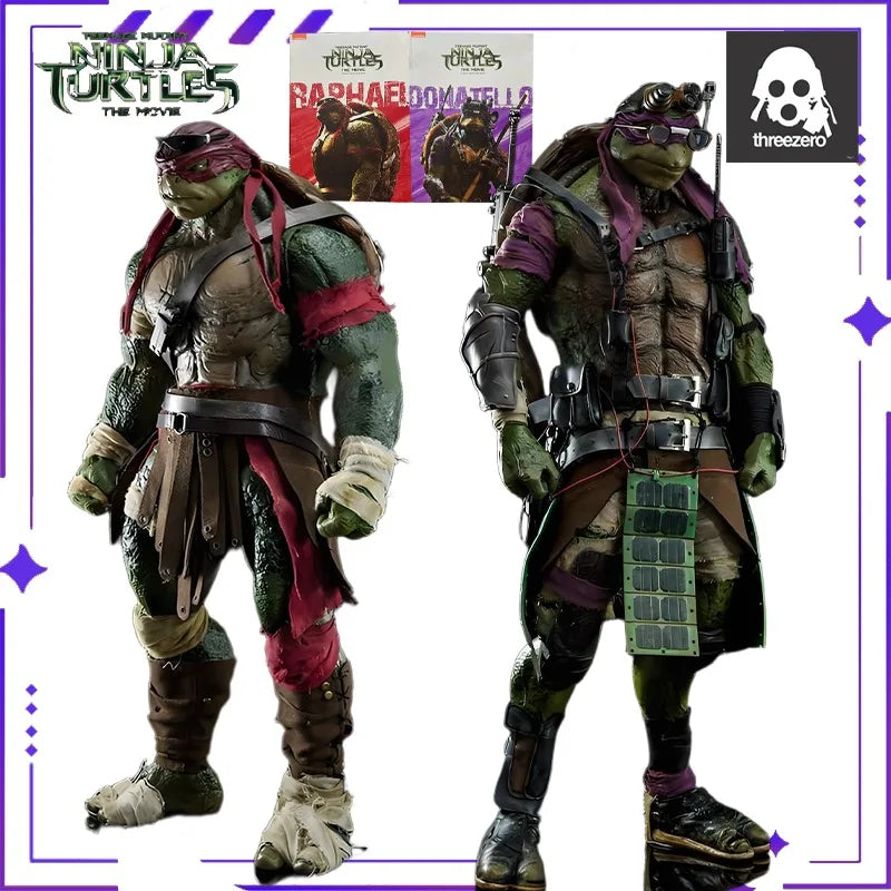 Threezer Original "Teenage Mutant Ninja Turtles" 1:6 Mobile Dolls: Raphael/Raphael, Donatello/Donatello Exclusive Mobile Models