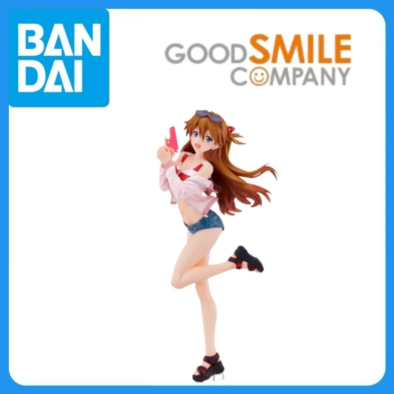 In Stock Genuine Good Smile Company Evangelion Shin Gekijouban Souryuu Asuka Langley Beach Queens Pop Up Parade L Model Toys