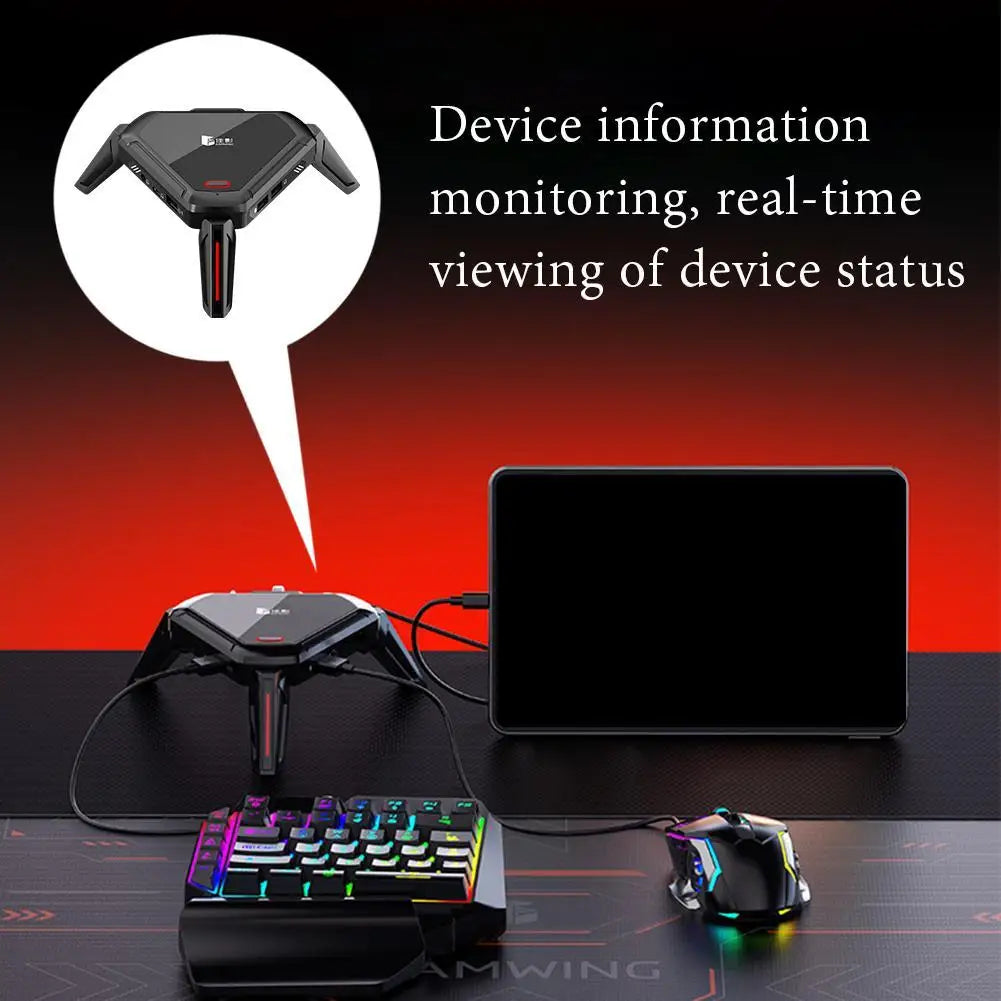 For GAMWING Scorpion Demon 2Pro Keyboard Mouse Converter 2000+Hz Mouse Package Speed Mobile Game PUBG Throne Peripheral Artifact