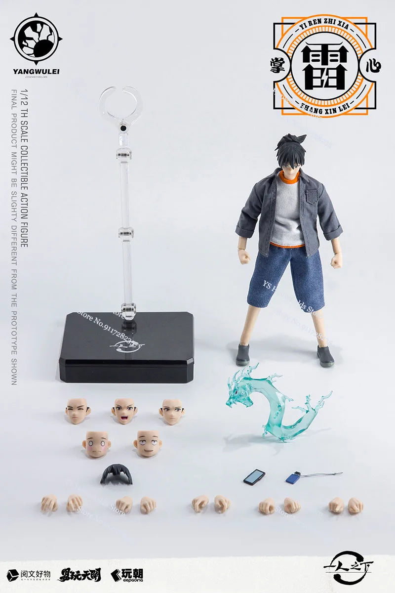 Keepgoing Toys 1/12 Collectible Anime The Outcast Zhang Chulang Feng Baobao Cloth Action Figure 6inch Workwear Soldier Gift Doll