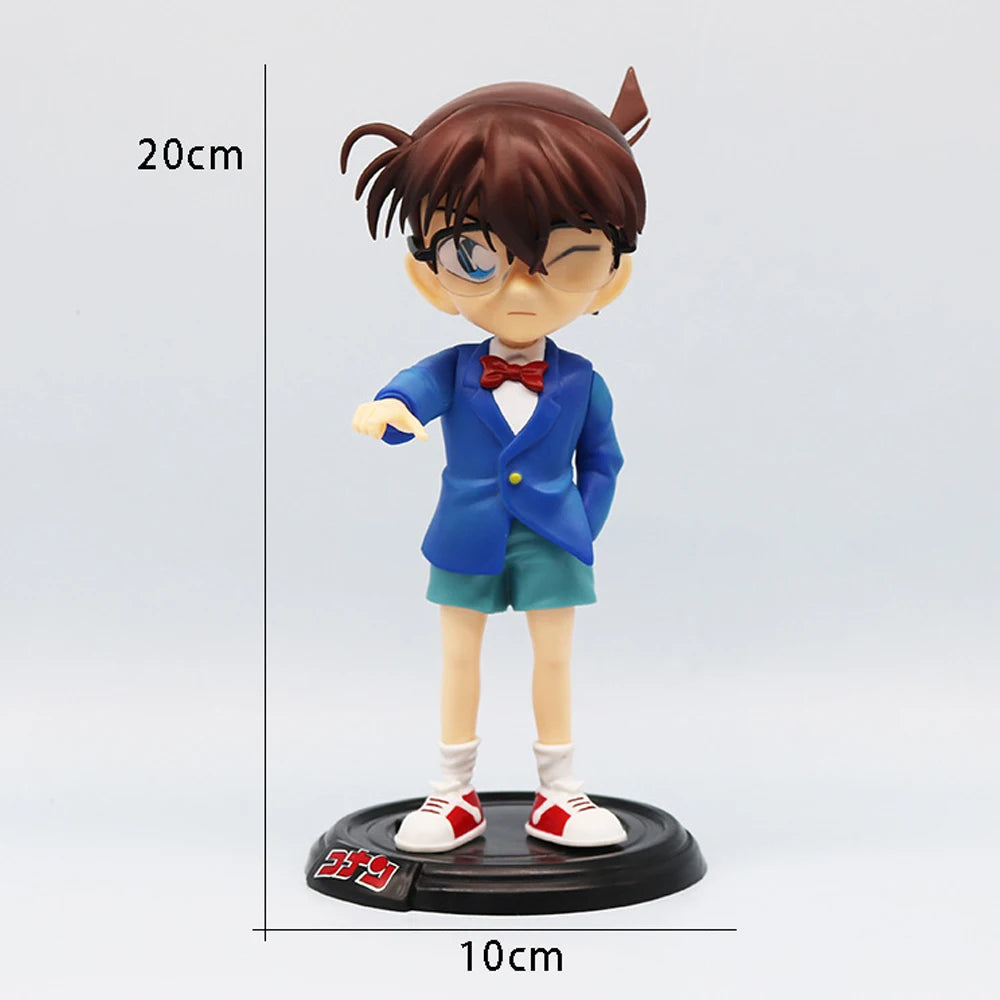 Hot 20cm Anime Detective Edogawa Kudou Shinichi Action figure PVC Figure Doll Collection Display Model Decoration Gift In Stock