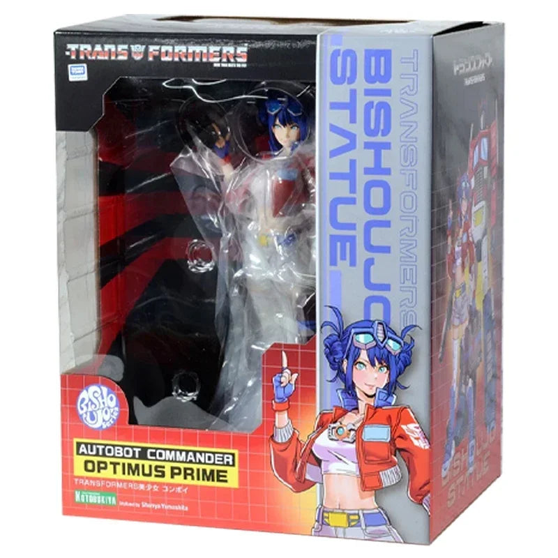 Kotobukiya Original Genuine 1/7 Hasbro Transformers Convoy Bishoujo Statue 23.5cm Collections Model Toy Figures Birthday Gifts