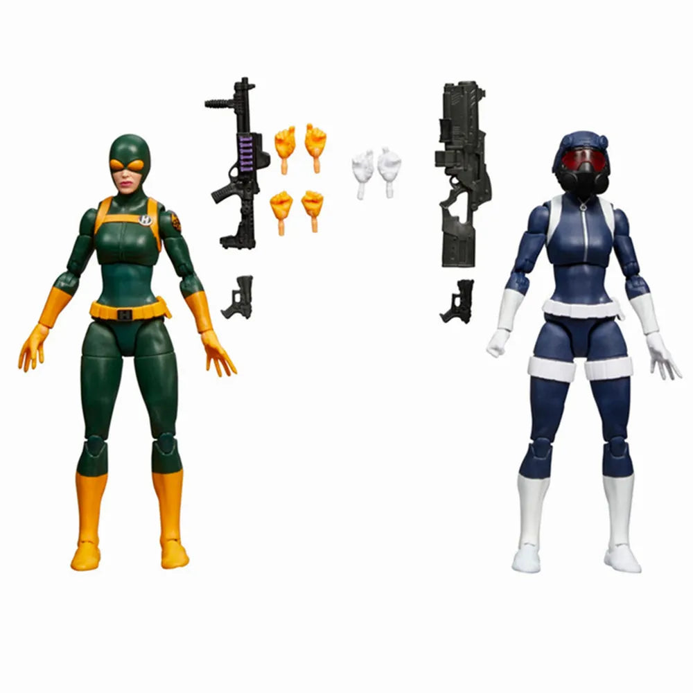 Marvel Legends S.H.I.E.L.D Agent Trooper & Hydra Trooper Exclusive 6" Action Figure SHIELD Hydra Lady Woman Female Troopers Toys