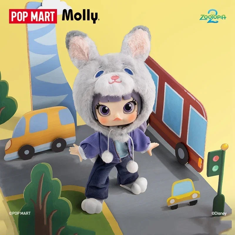 POP MART MOLLY ZOOTOPIA 2 Series 1/12 Blind Box Toys Kawaii Anime Action Figure Surprise Mystery Box Dolls Gift