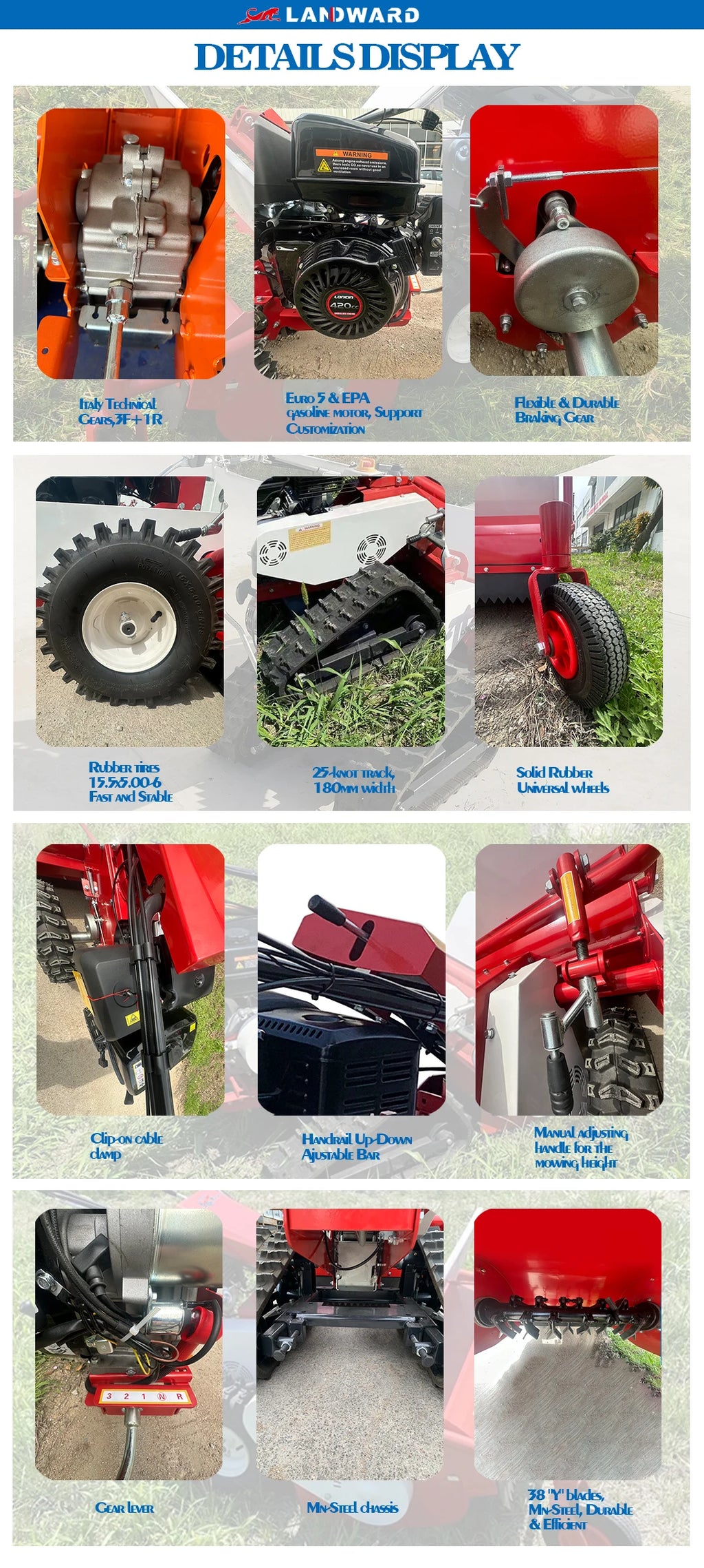 powered flail mower diesel-powered-lawn-mowers convenient and efficient lawn mowers Customized