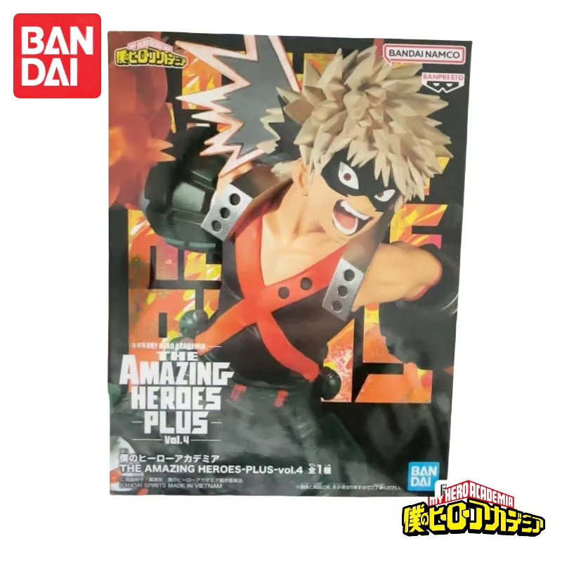 In Stock Original Bandai Banpresto My Hero Academia Bakugou Katsuki Anime Characters Model Toy Birthday Present Garage