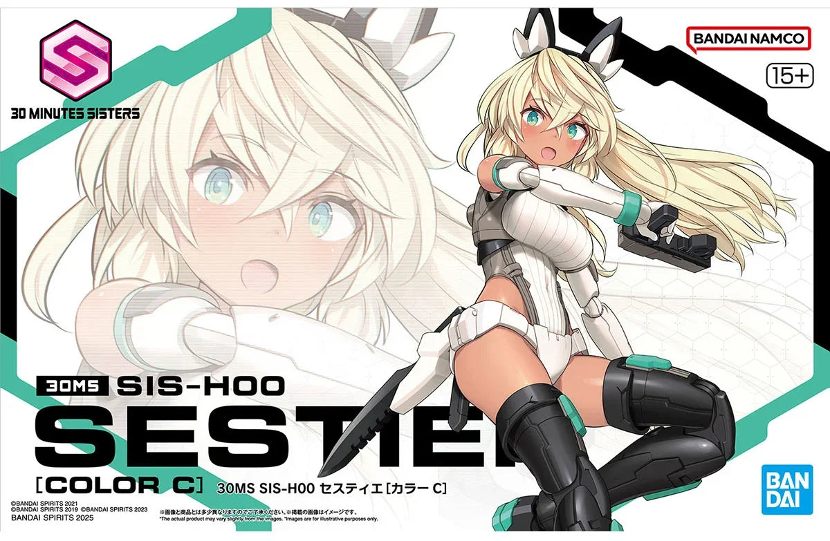 In Stock Original Bandai 30MS SIS-H00 SESTIER COLOR C SIS-N00 SOUREI COLOR B SIS-F00 YUFIA  Assembly Model ornament Toys gifts