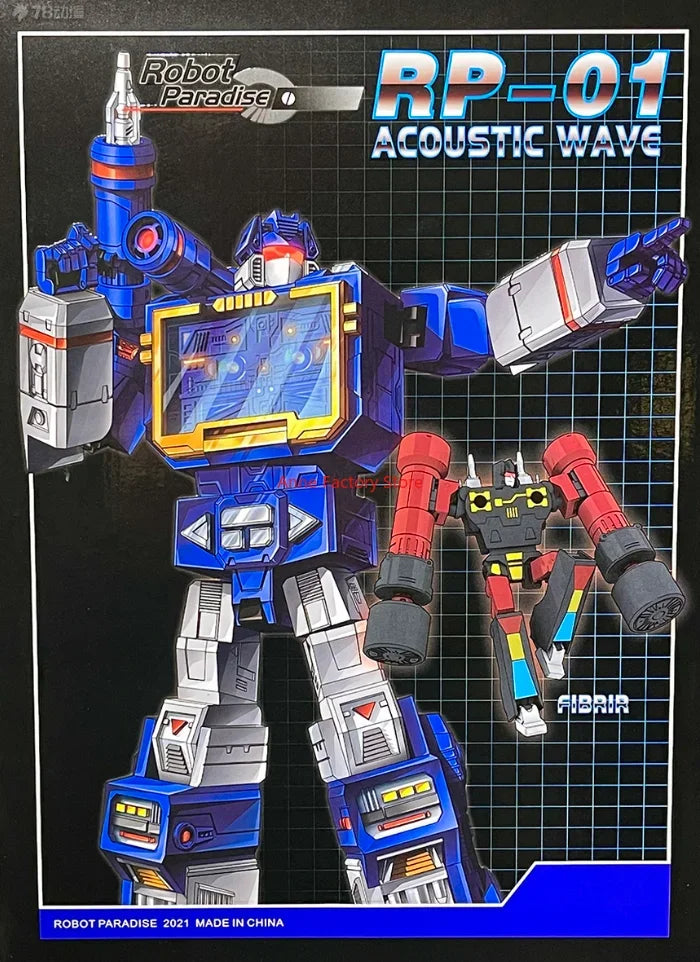 In stock Deformed toys FT series RP-01 Sound wave (formerly FT-02)RP-01B toy collection gifts