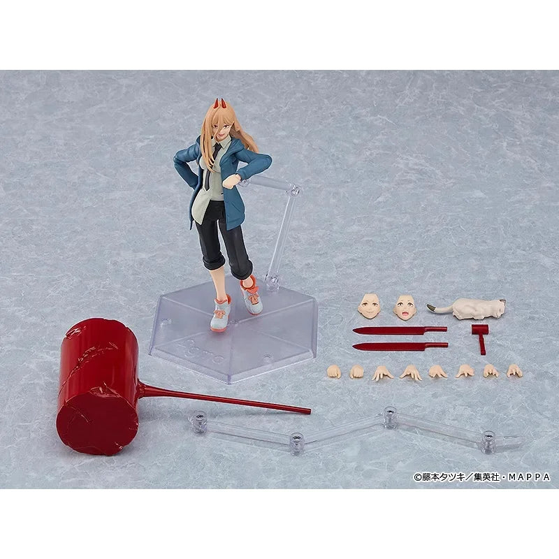 100% Original Max Factory figma No.589 POWER CHAINSAW MAN Denji PVC In Stock Anime Action Figures Model Toy Gifts