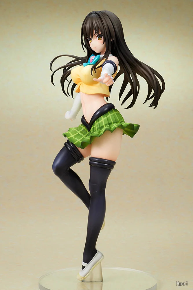 【Pre Sale】Original QuesQ To Love-Ru Darkness Kotegawa Yui Special School Uniform Edition 1/7 Ornament Anime Figure Collection