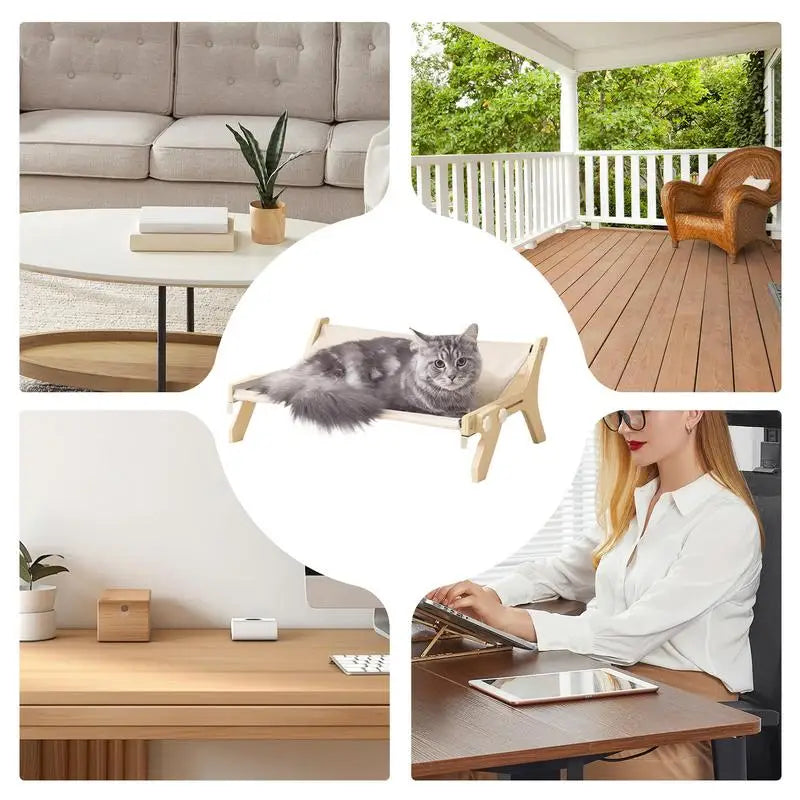 Cat House Window Perch Cat Window Resting Seat Easy Washable Fabric Hammock Hanging Bed Sleep Seat for Feline Naptime