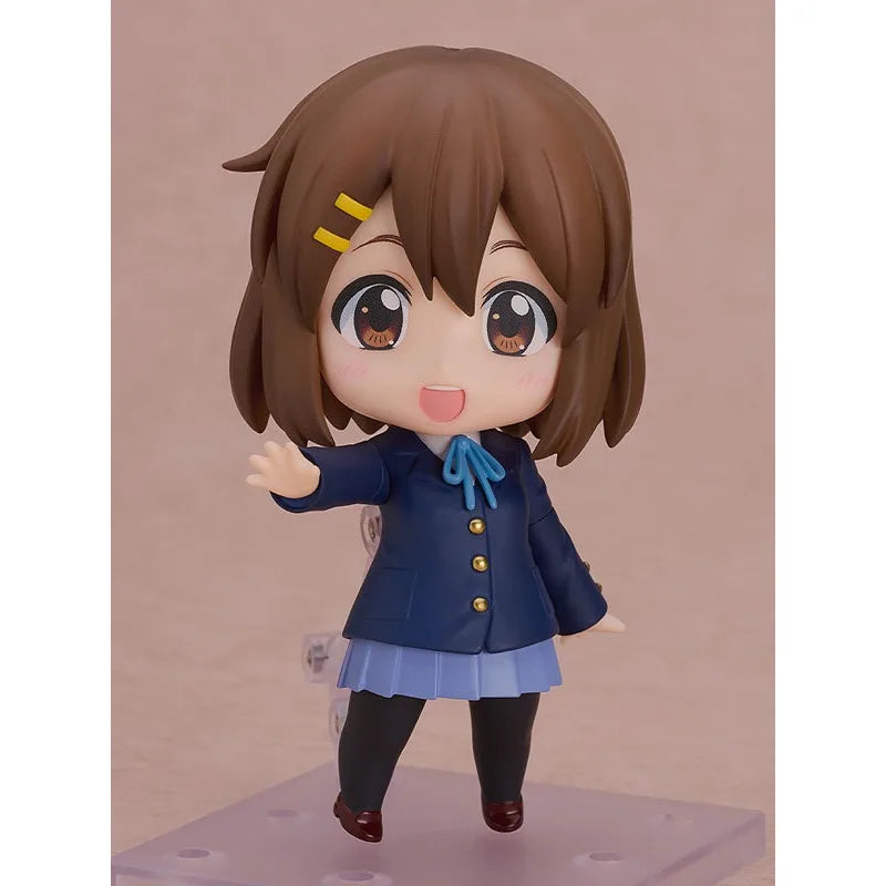 K-ON！Yui Hirasawa 2.0 100% Original genuine 10cm PVC Action Figure Anime Figure Model Toys Figure Collection Doll Gift