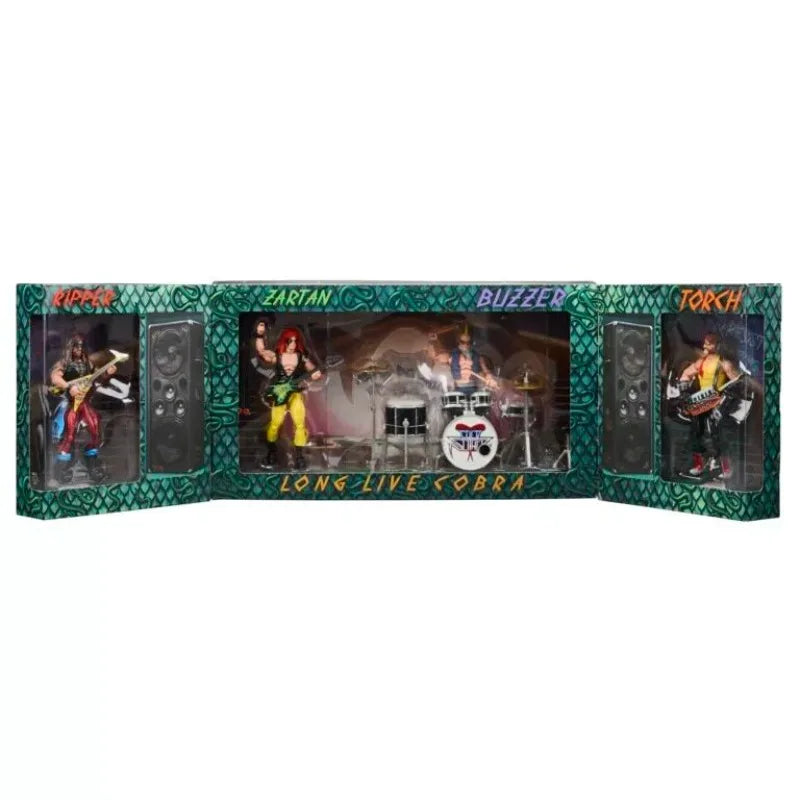 Genuine Hasbro G.I. Joe The Dreadnoks 4-Figure Set 6-Inch Action Figures Toys for Boys Girls Gift Collectible Model Ornaments