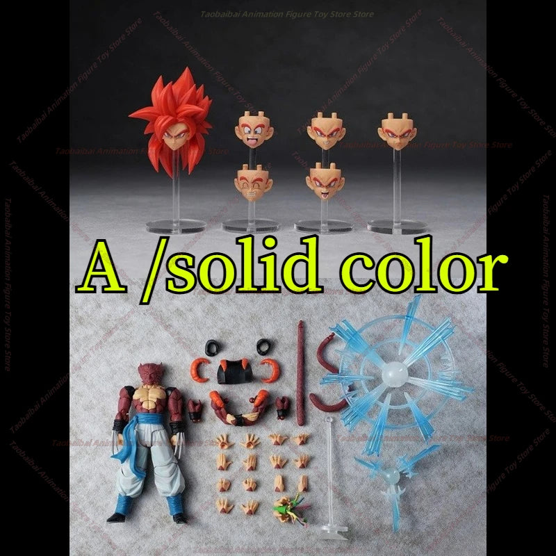 Tonsen/KAMIONE Studio Dragon Ball Series SHF Fusion Warrior SSj4 Gogeta 1/12 Action Figure Anime Character Figure