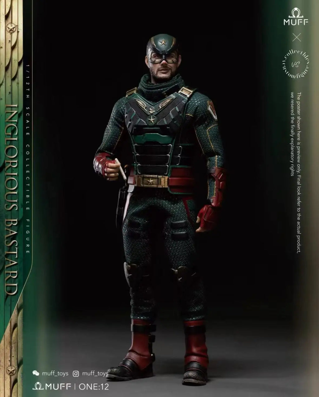 MUFF V.collectibles 1/12 Super Soldier MF08 High Quality Action Figure Gift Collection