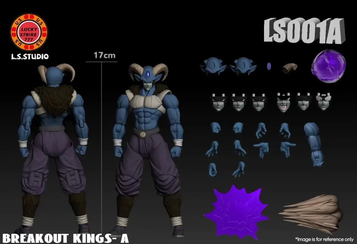 IN STOCK 17cm LS Studio Dragon Ball Action Figure MORO breakout King Anime Figures PVC Statue Collection Model Custom Gifts Toys