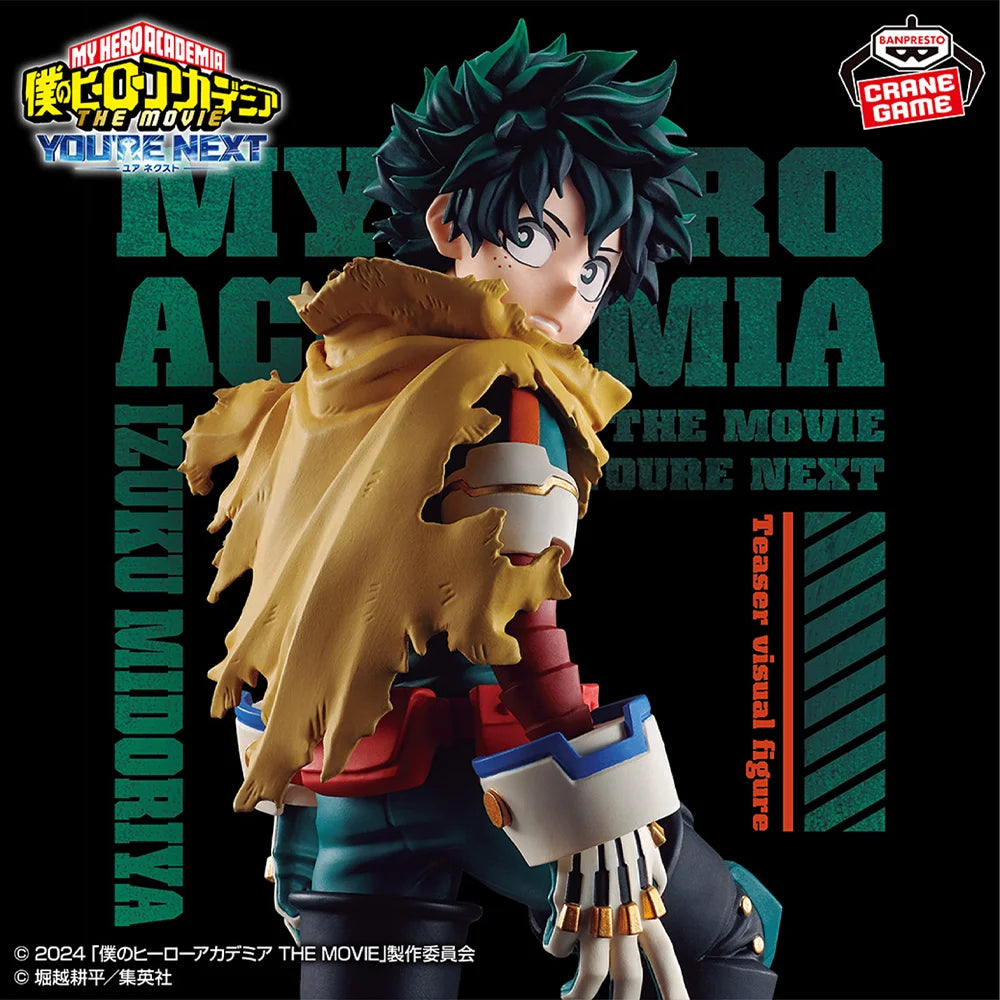 Auf Lager Original BANPRESTO My Hero Academia Der Film You're Next Izuku Midoriya Figur Anime Modell Original Boxed Toy
