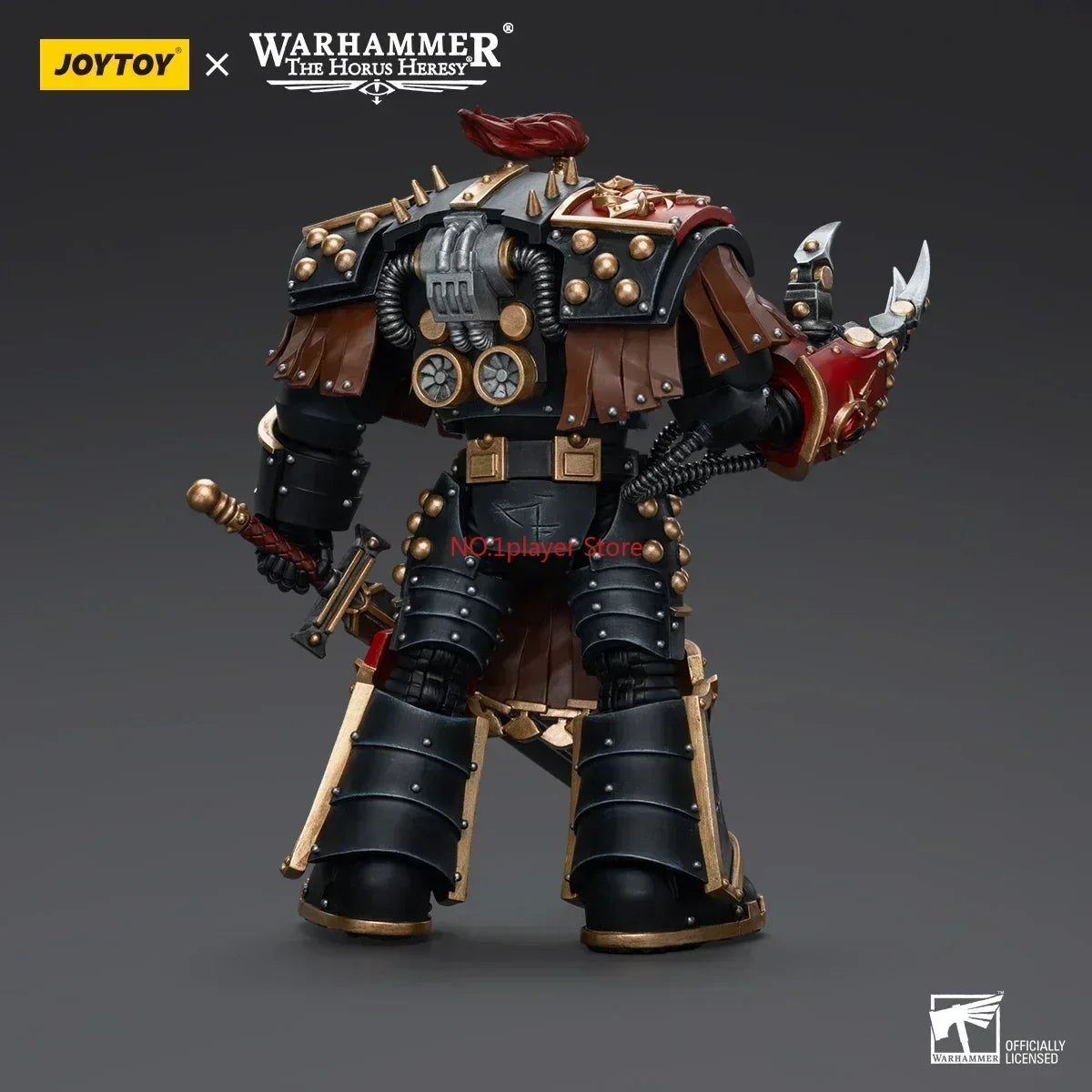 In Stock JOYTOY 40K Action Figures Sons of Horus Ezekyle Abaddon First Captain of The XVIth Legion 1/18 Collectors Model Toys