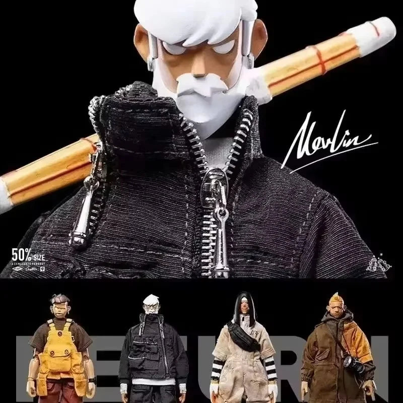 Come4arts Action Figures Hip-Hop Street Dance Series Anime Trendy  Fashion Doll Toy Collection Model Toys For Boys Gift