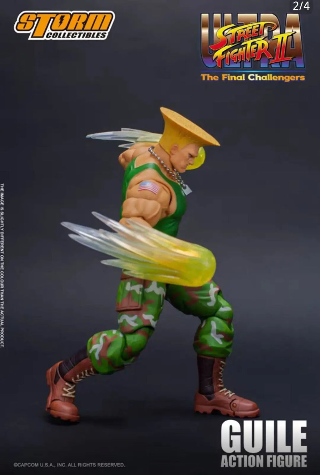 In-stock Storm Toys Street Fighter 2 Guile SDCC Exclusive 1/12 Action Figure Model Collectible Gift