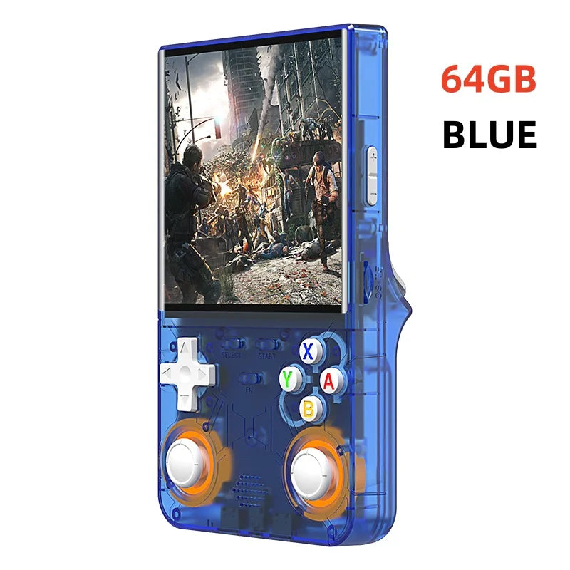 Retro R36 Ultra Handheld Video Game Console 4.0 Inch IPS Screen 128GB Preloaded Games Portable Pocket Player with Linux System