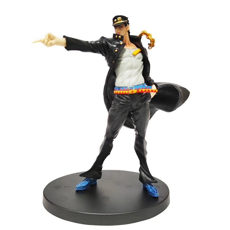 Anime JoJo's Bizarre Adventure Figures Star Platinum Kujo Jotaro Action Figure Collection Jonathan Joestar Dio Brando Model Toys