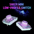 Kailh Saker Mini Low-Profile Switch 3Pin 37g Ultra-Short Total Travel Quick Acuation Mechanical Keyboard Raptor Esports Switch