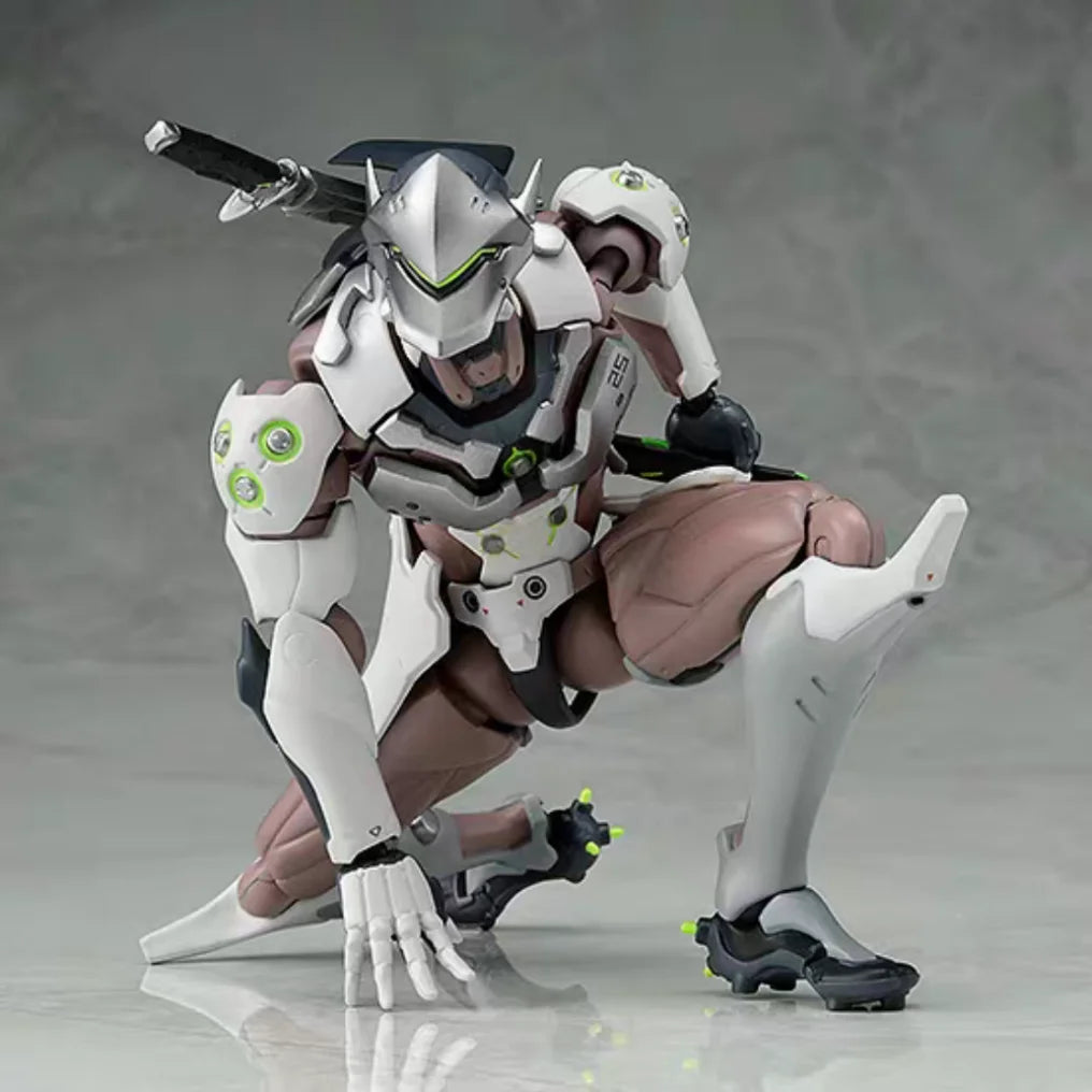 Original Brand New Max Factory Figma 373 Genji Overwatch Articulated Action Figure Model Collectible Gift