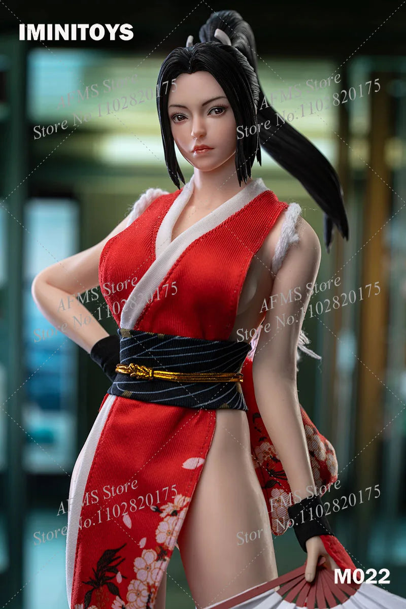 Minitoys M022 1/6 Scale Collectible Figure Charm Anime Fighting Goddess Head Sculpt Clothes Fit 12" Action Figure Soldier Body