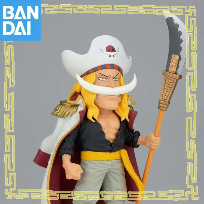 Genuine Bandai Namco Banpresto One Piece Edward Newgate Super Wcf Q Version Pvc Figure Model Collector Desktop Ornament Toy Gift