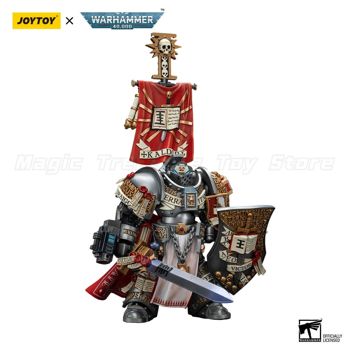 【MT】JOYTOY 1/18 Action Figure Warhammer 40K Grey Knights Kaldor Draigo Model Toys