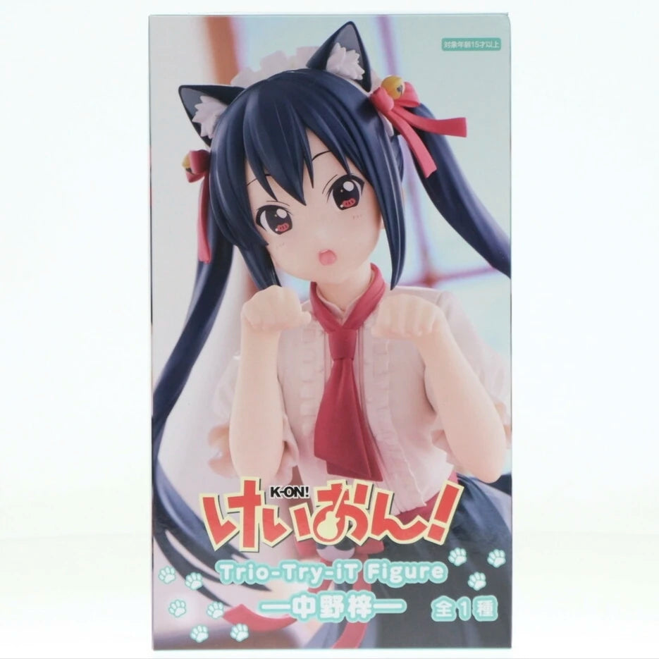 Original Genuine FuRyu K-ON Trio-Try-iT Yui Hirasawa Nakano Azusa 22cm Anime Action Figure Toys Doll Collection Christmas Gift