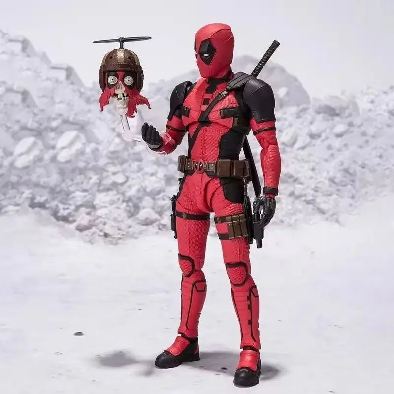 New Marvel Legends Deadpool 3 Action Dolls Hand-Made Founder Model Toys Collectible Ornaments For Boys' Holiday Birthday Gifts