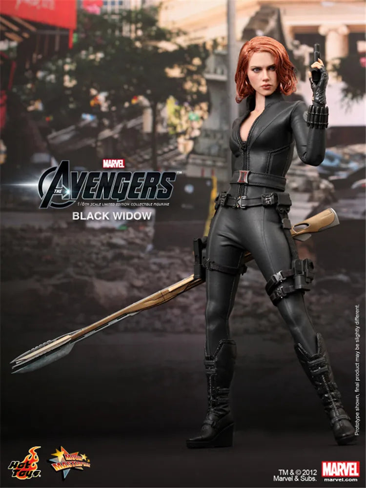 In stock: HOTTOYS brand 1/6 scale MMS178 "The Avengers" Black Widow 2.0 version and Deadpool figurine toys