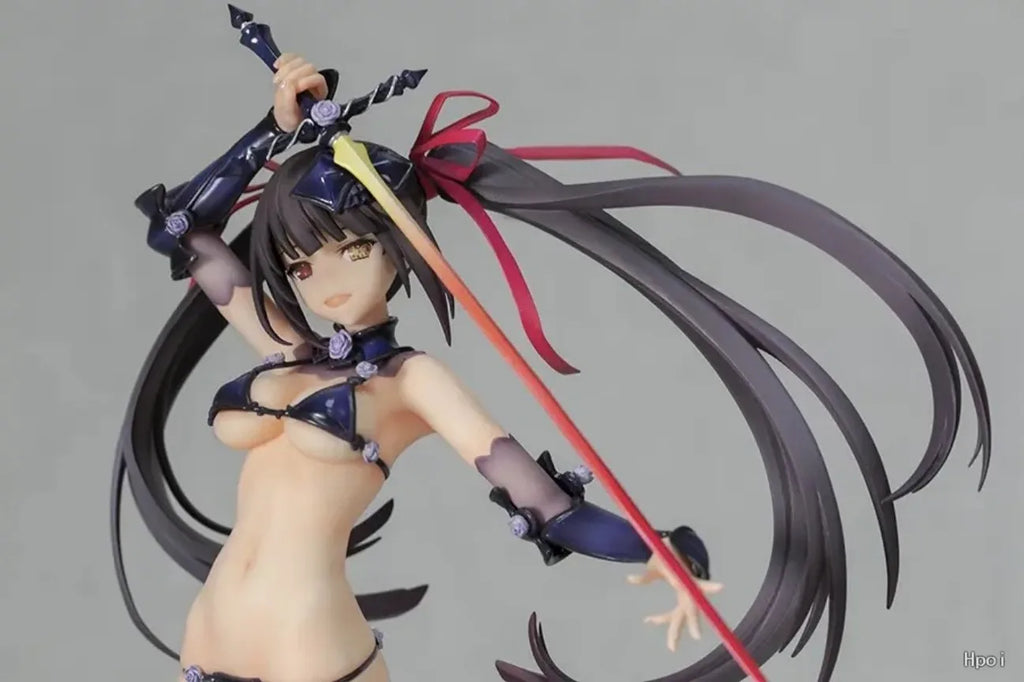 Genuine AlphaMax Date A Bullet Kurumi Tokisaki Bikini Armor Ver. 1/7 Scale Figure Original Anime Statue Model