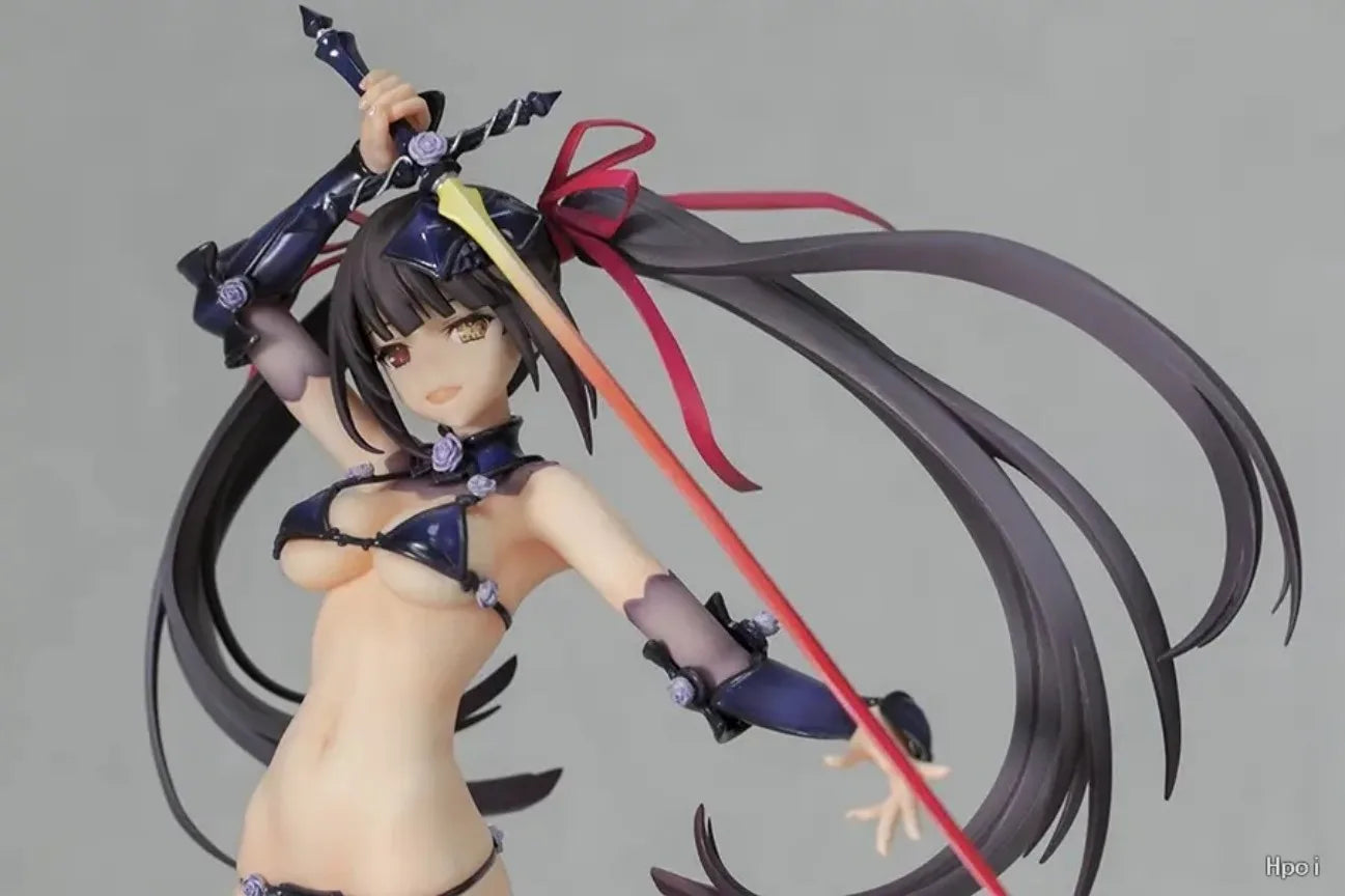 Genuine AlphaMax Date A Bullet Kurumi Tokisaki Bikini Armor Ver. 1/7 Scale Figure Original Anime Statue Model