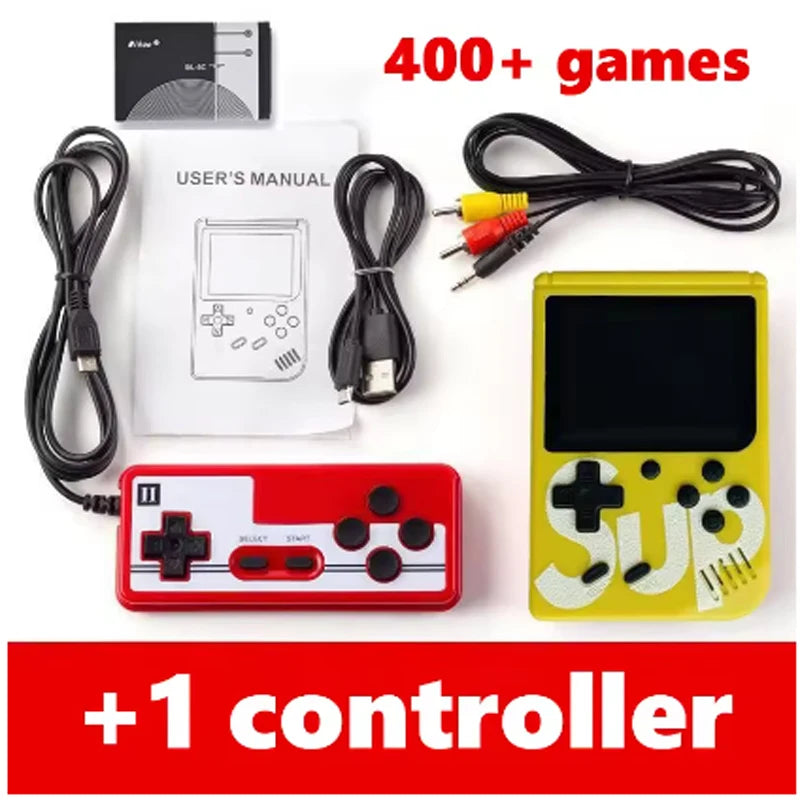 500-in-One Classic Mini Handheld Console for Children and Students: A Nostalgic Macaron-Style Handheld Game Console