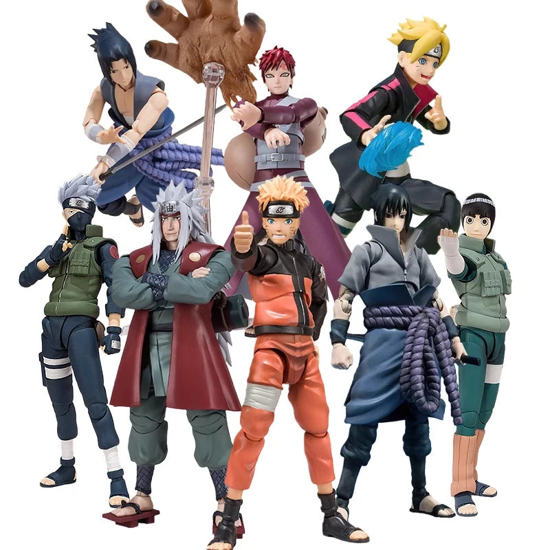 Bandai Original S.H.Figuarts Series Naruto Action Figure Anime Movable Character Assembly Figures Model Toys Collectible Model