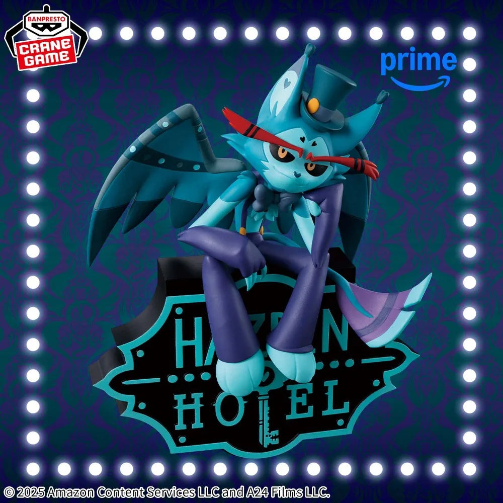 100% Original in Stock Bandai Spirits Banpresto Monitor Top Figure Hazbin Hotel Husk Anime Figure Collection Series Garage Kit