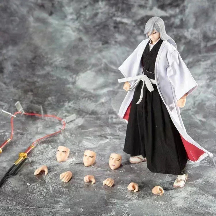 Dasin/Great Toys/GT Bleach Kurosaki Ichigo Aizen Sousuke Ukitake Jushiro Ichimaru Gin SHF Action Figure Present Model in Stock