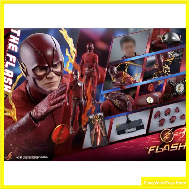 100% Original HotToys TMS009 1/6 Flash Barry In Stock Anime Action Figures Model Toys